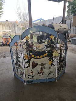 Snowman Fireplace shield