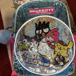 Hello Kitty Glitter Backpack New