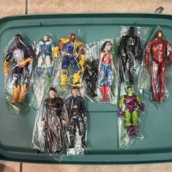 DC and Marvel Loose Action Figures