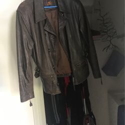 Brown Leather Jacket 
