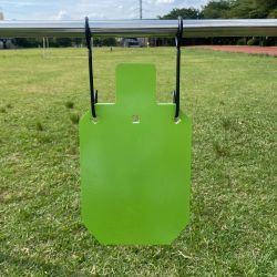 AR500 Steel Shooting Targets, Laser-Cut Metal Targets with High-Visibility Glow Neon Color for Reactive Range Shooting