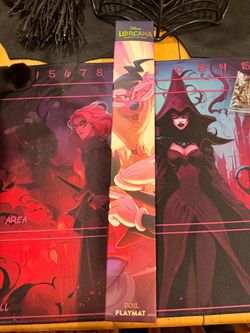Lorcana foil playmat