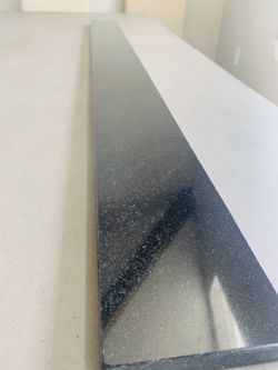 Absolute Black Granite Vanity Backsplash