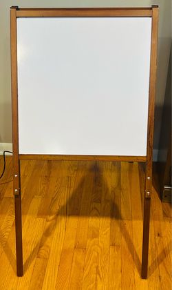 Wooden Standing Whiteboard Easel