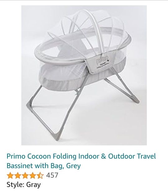 PRIMO folding travel bassinet