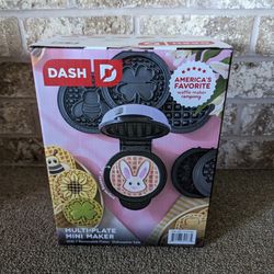 Dash Mini Waffle Maker With Spring Plates, Brand New Unopened 
