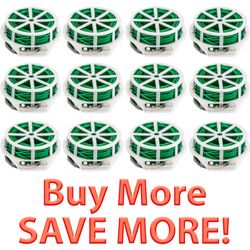 12 pk 328FT 100M Kitchen Gardening Plant Green Twist Tie Wire Roll With Cutter
