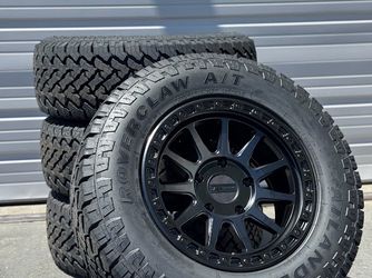 18" NEW Black Wheels Rims and Tires TOYOTA FORD Tundra Sequoia 5x150 F150 Expedition Tacoma 4Runner Lexus GX460 6x139 Lincoln Navigator 6x135