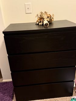 Espresso Brown 4-Drawer Dresser