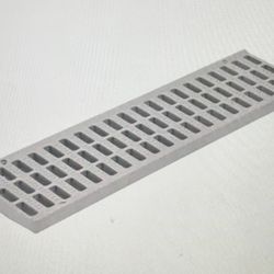 Channel Drain Plastic Great Five –1 in. Wide x 19–5/8 In. Long, Gray -$11 Southgate