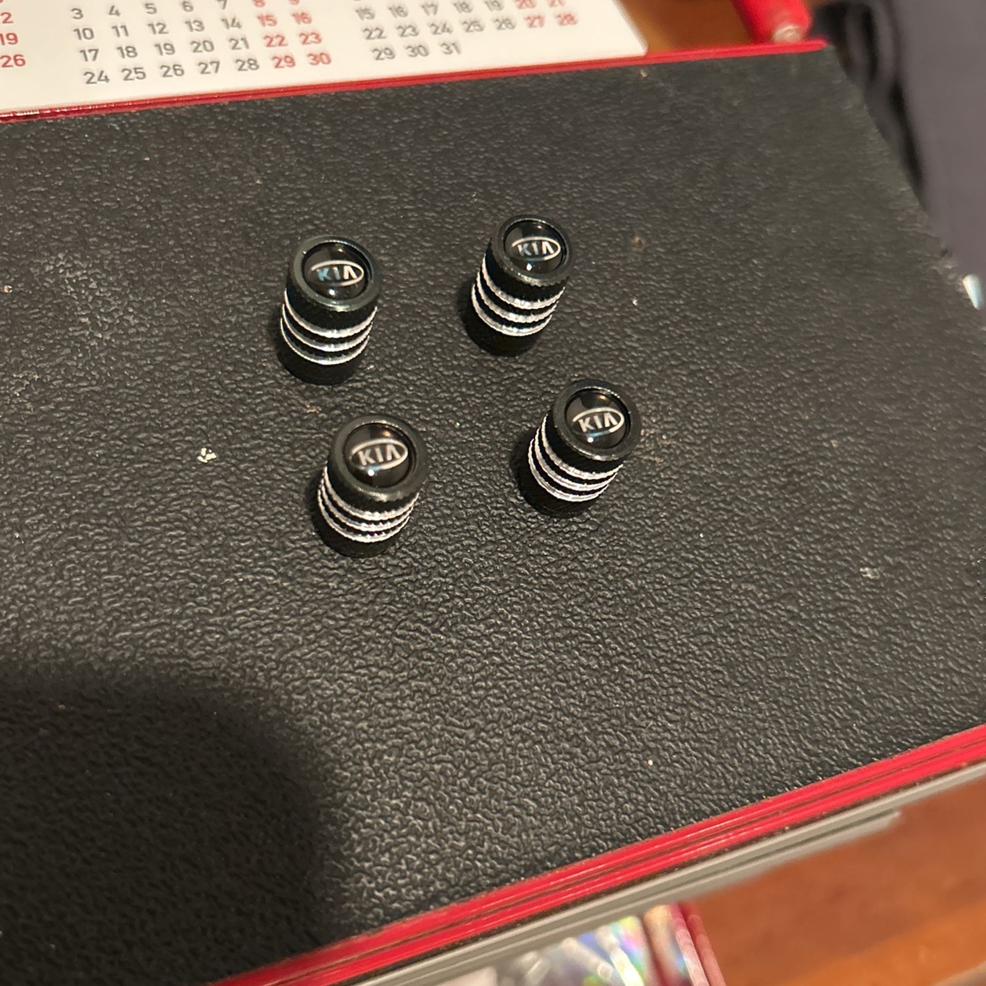 Kia Aluminum Valve stem caps