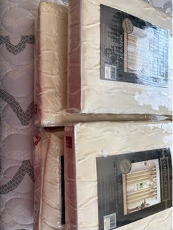 2 pair of   Drapes 50 by 84 inches