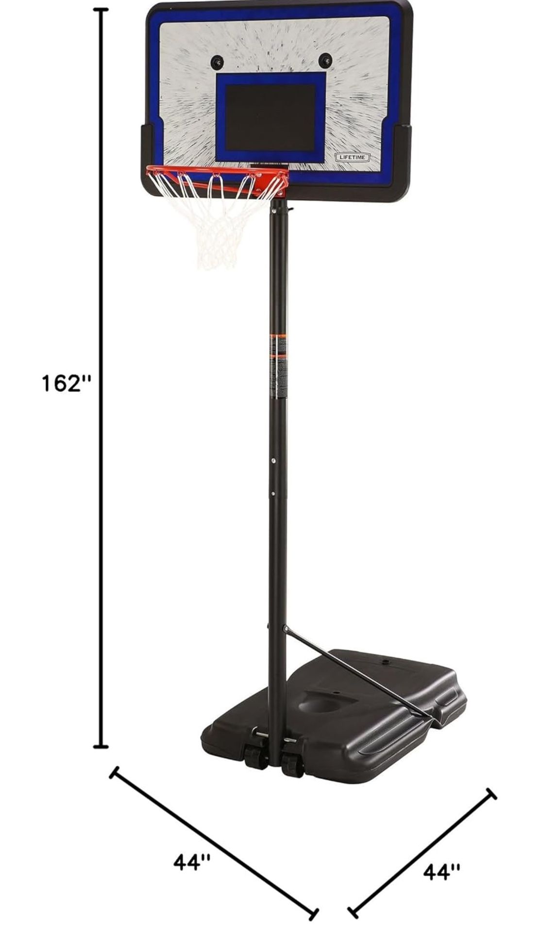 Free Lifetime Basketball Portable Hoop