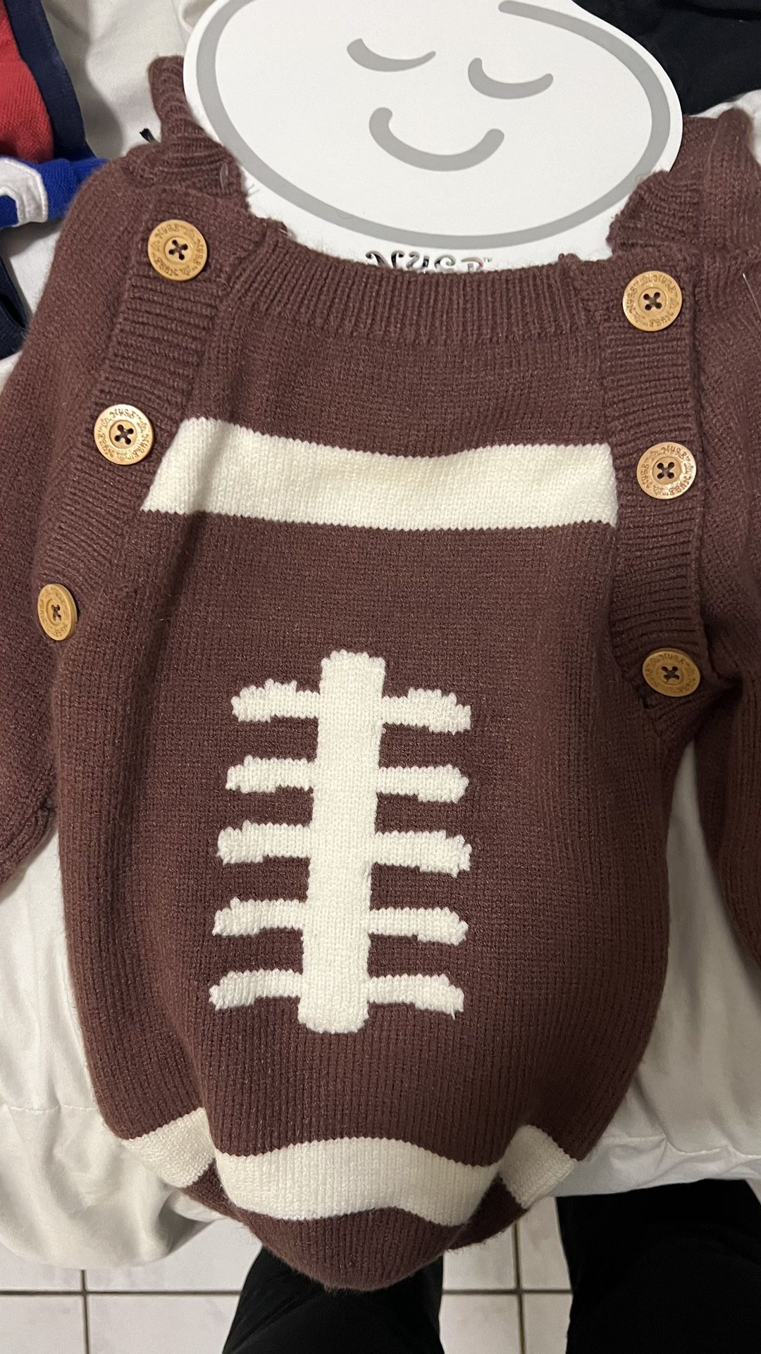 SNUGGLE SUIT football for baby’s 0/3 months