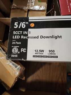 Led Recessed Downlight 24pk