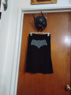 Batman mask and cape
