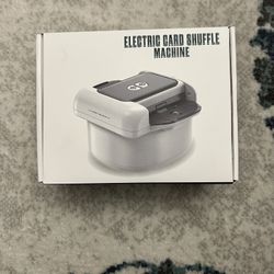 BEE&FLOWER Automatic Card Shuffler - Rechargeable, Low Noise, Fast Shuffle for 1-2 Decks