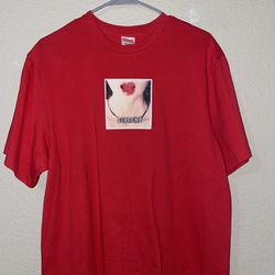 Red Supreme Necklace Tee 