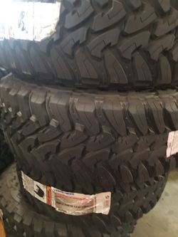 Toyo open country MT RT AT all on sale(we finance up to 12 months)