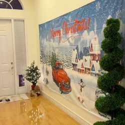 Christmas Banner for Garage Door or Wall (Outdoor-Indoor)