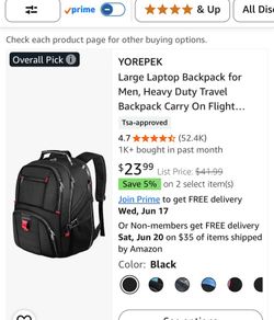YOREPEK BACKPACK