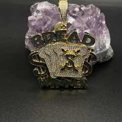 Huge Bread Winner Gold Bling