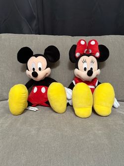 Mickey Mouse and Minnie Mouse Plushies