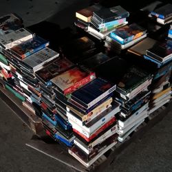 Pallet Of 700 VHS Tapes For Only $75