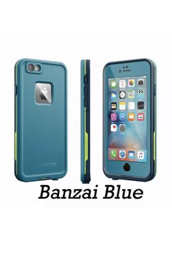 Brand LifeProof FRĒ Series For iPhone 6 iPhone 6S Waterproof 4.7” Banzai Blue