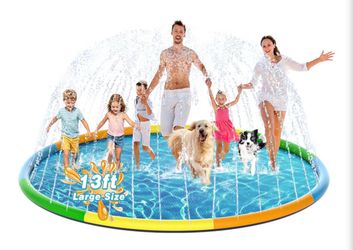 13ft Large Splash Pad for Kids and Pets