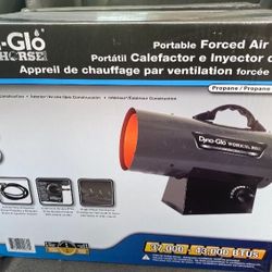 DYNA GLO 37-43,000 BTU Portable Propane Forced Air Heater NEW