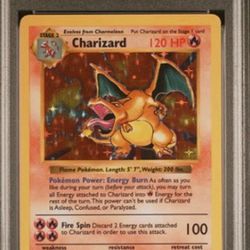 Charizard psa 8