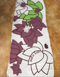 [PERFECT FOR HOLIDAY GIFT] Organic Cotton Zen Spiritual Scarf with Lotuses Woman’s Scarves Designer Designed by ZulaStudios