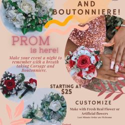 Corsages and boutonnières 