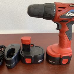 Skil 12V Cordless Drill Set with Charger & Extra Battery 