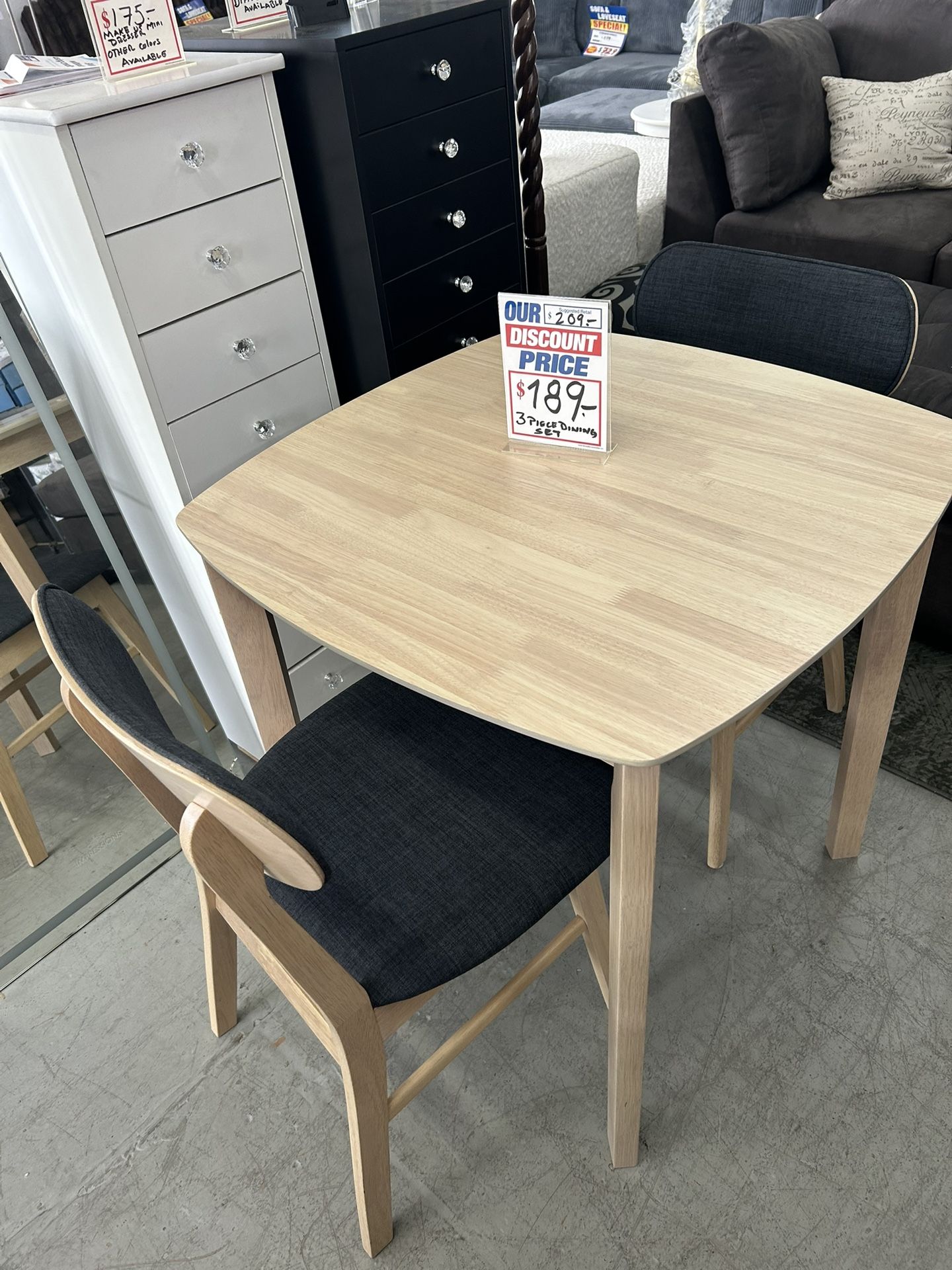 Bistro Table Set Natural 