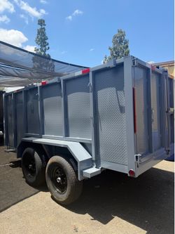Diamond dump trailer