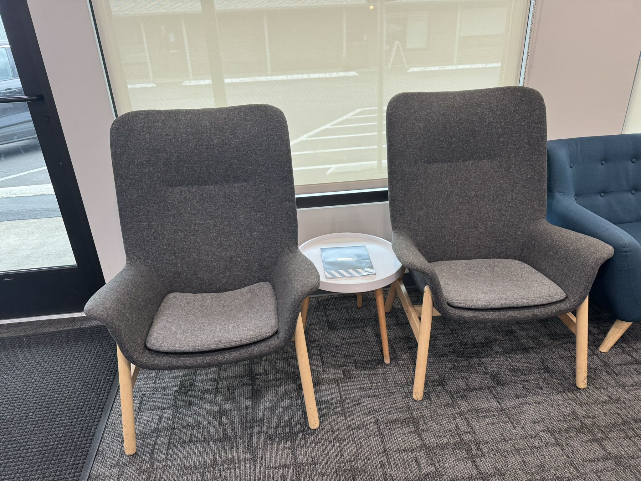 2 Chairs And Middle Table