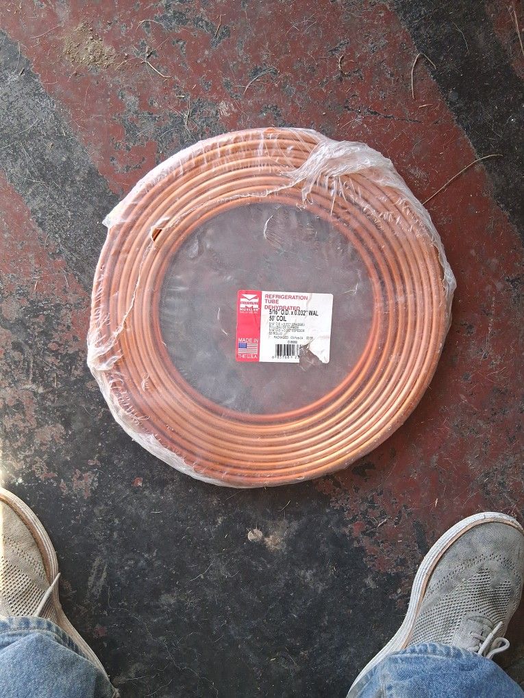 50' Mueller Streamline Copper Refrigeration Tube