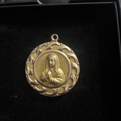 double Sized 14k Gold Pendant 