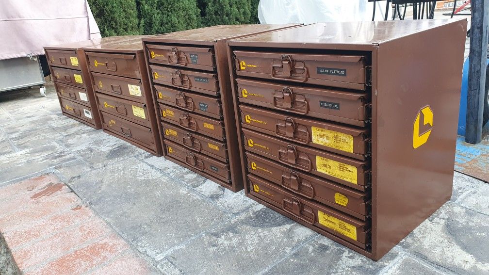 20 Metal Drawers Lawson Products Small Parts Or Hardware Organizer