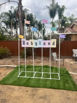Babyland babyshower decor