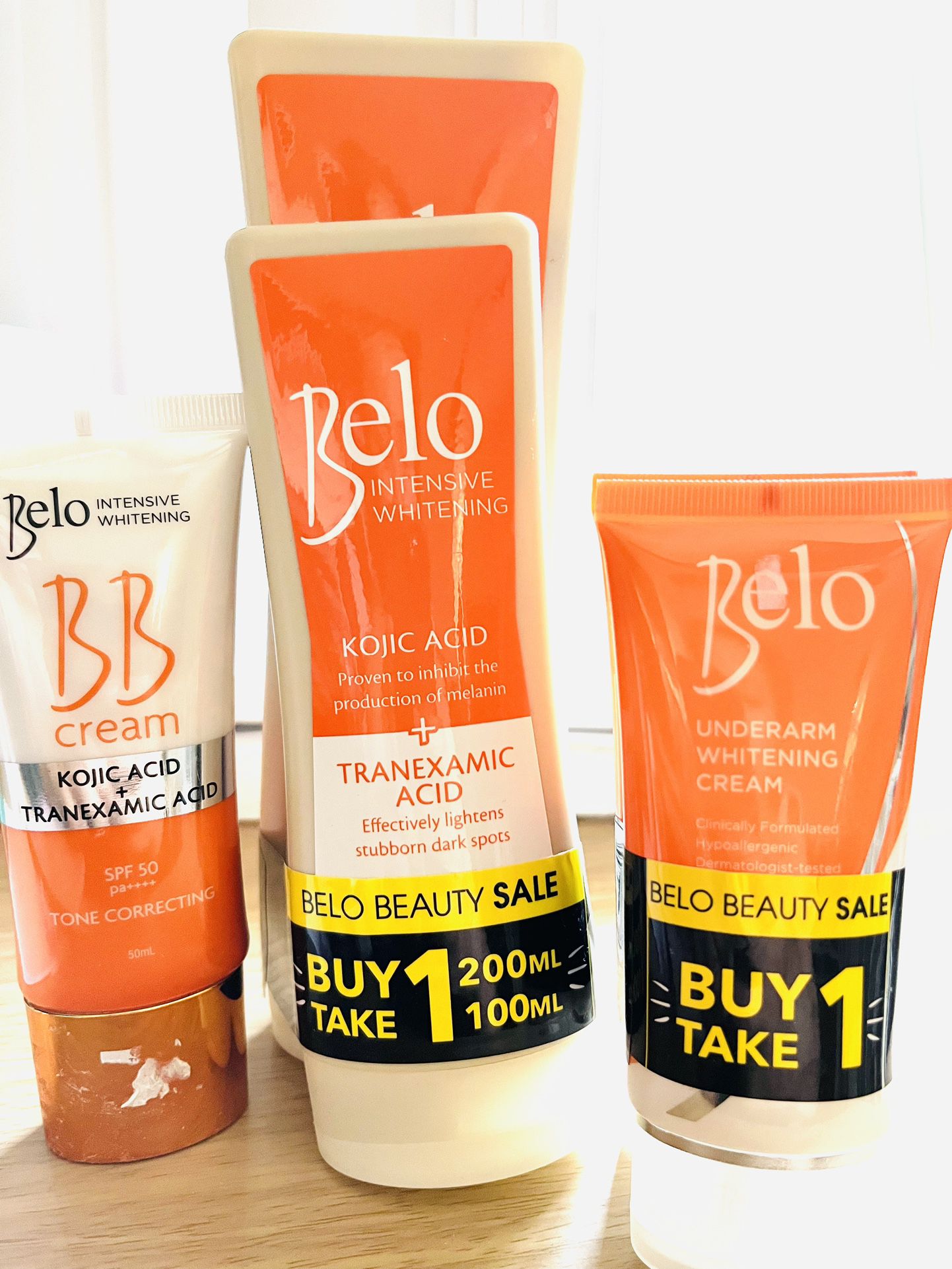 Belo Lotion, Underarm Cream & BB Cream Set (5pcs) for Sale in Los Angeles,  CA - OfferUp
