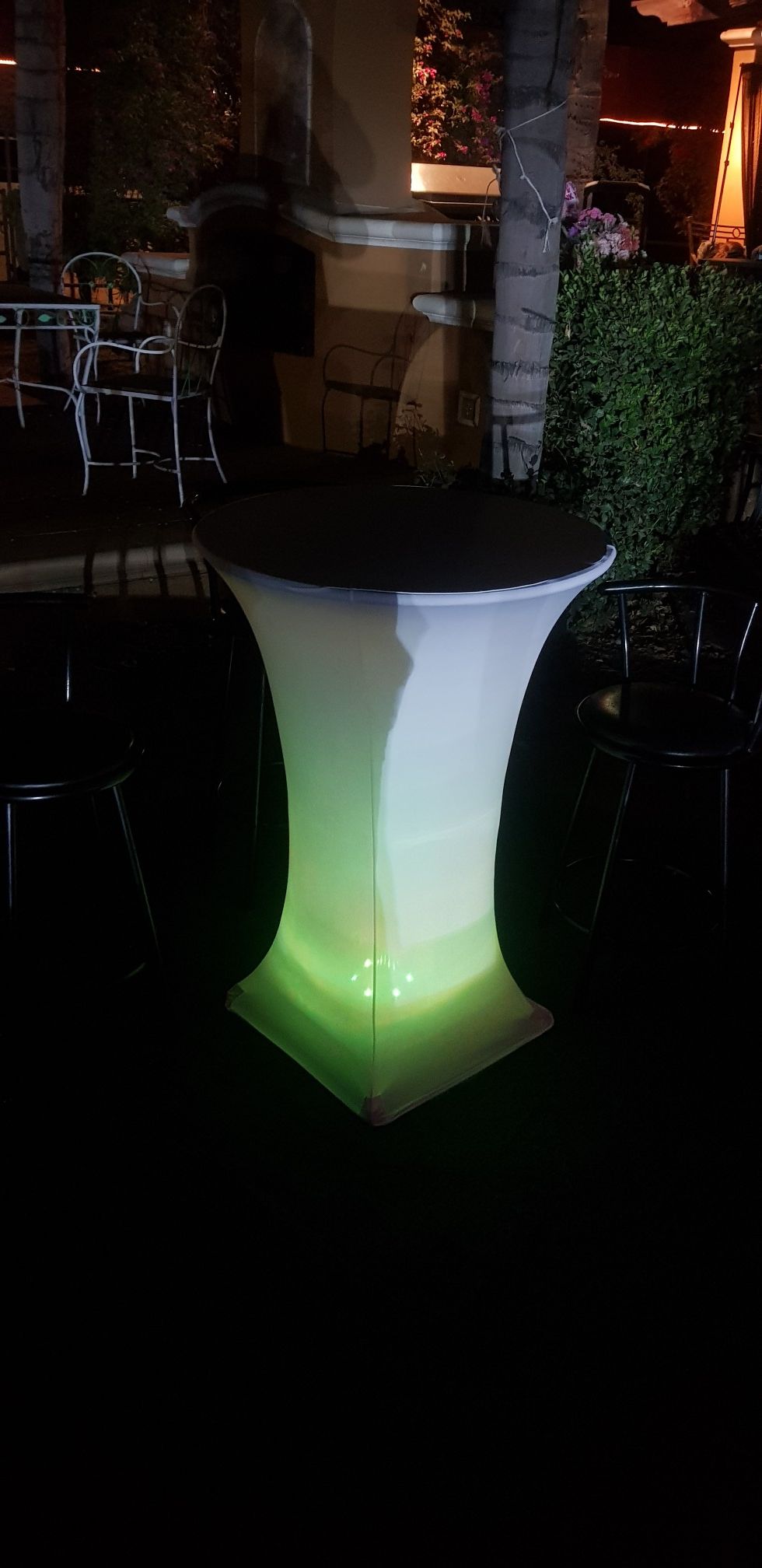 COCKTAIL TABLES HEATER BENCHES ARTIFICIAL GRASS LIGHTS