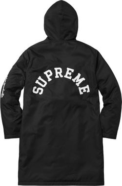 16FW Supreme x Champion Stadium Parka Black Size M