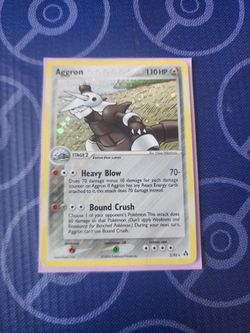 Pokemon Aggron 2/92 Damaged $9