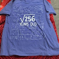 16 Years Old T Shirt Size Large 