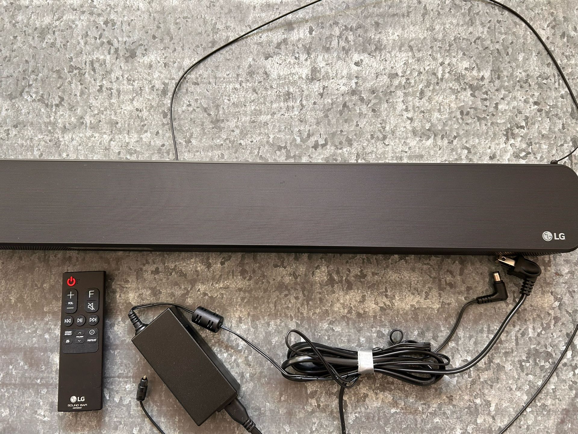 LG Wireless Soundbar with Remote & Subwoofer