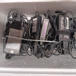13 Dell laptop power adapters 