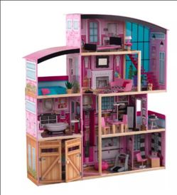 **KidKraft Wooden Dollhouse Shimmer Mansion for 12" Dolls